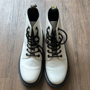 White Dr. Martens, size 8